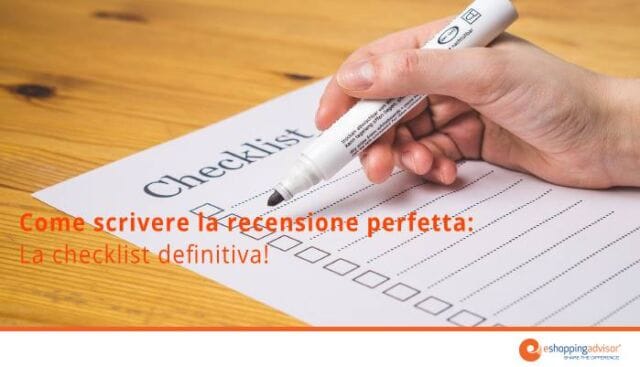 checklist recensione perfetta